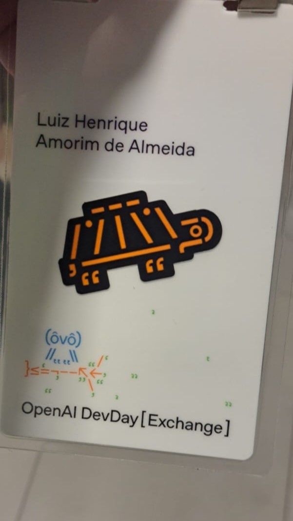 Attendee badge — OpenAI DevDay [Exchange].