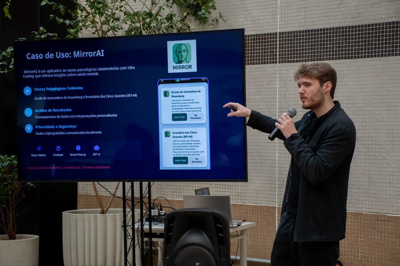 Demoing MirrorAI as the live case study.